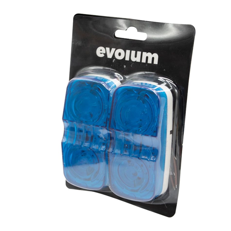 Par Plafón Rectangular 4 Multivoltaje Estrobo Tr131 Azul