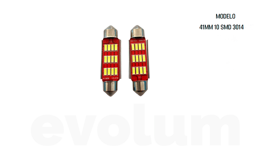 Foco de Pellizco 41mm 10 SMD Feston