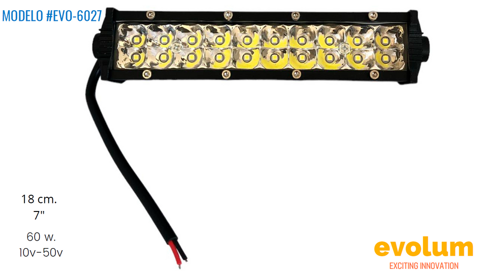 Barra Rectangular Hiperled 18cm Evo-6027