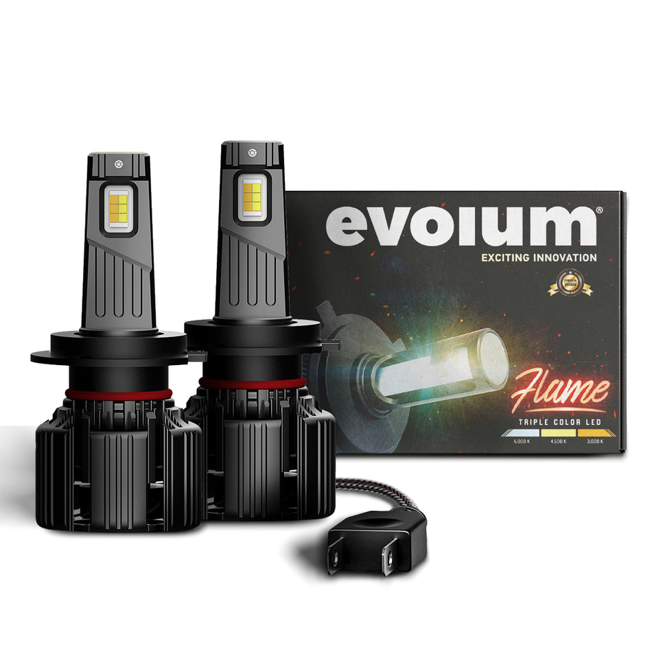 Focos Led Faros Kit Automotriz Flame H1 H3 H7 H11 9005 9006