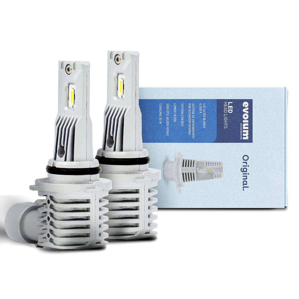 Focos Led Faros Kit Automotriz Originales sin ventilado 9006