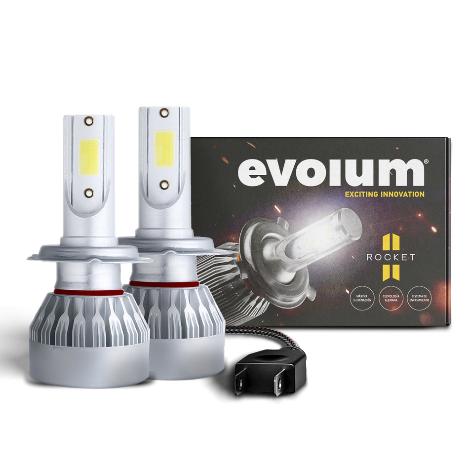 Focos Led Faros Kit Automotriz Rocket H1 H3 H7 H11 9005 9006