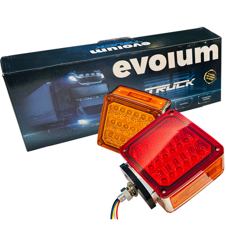 Plafon 6¨ C/Bisel Cromo 24 Led con Luz Fija y con Estrobo S087