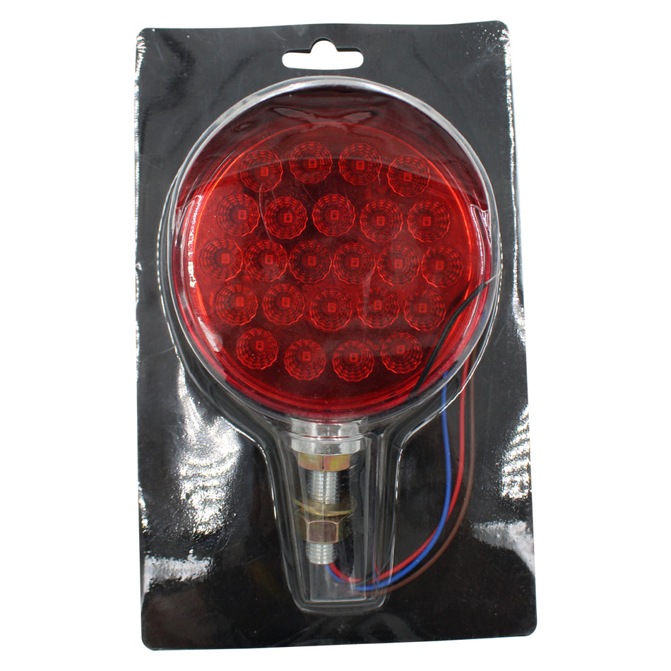 Plafón Led Evolum Circular 4.5¨ con Estrobo Tr103 Ámbar/Rojo