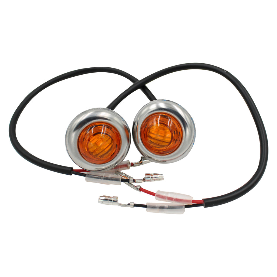 Plafón Redondo 3cm Con Bisel Cromo Luz Fija TR121 Ambar