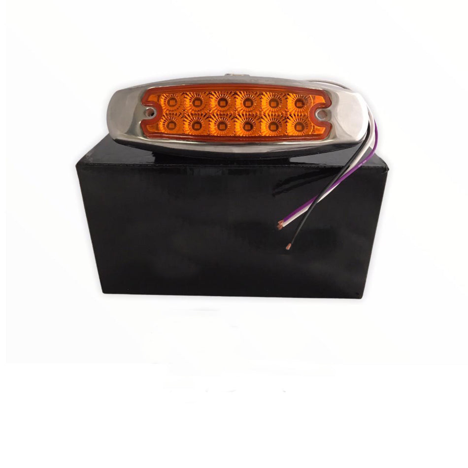 Plafon Ovalado Hiper Led 6.5 De Largo 12 Led Con Estrobo