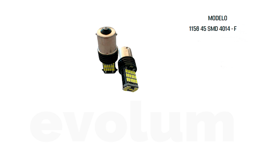 Foco de Pellizco 1156 45SMD 4014 F Con Estrobo