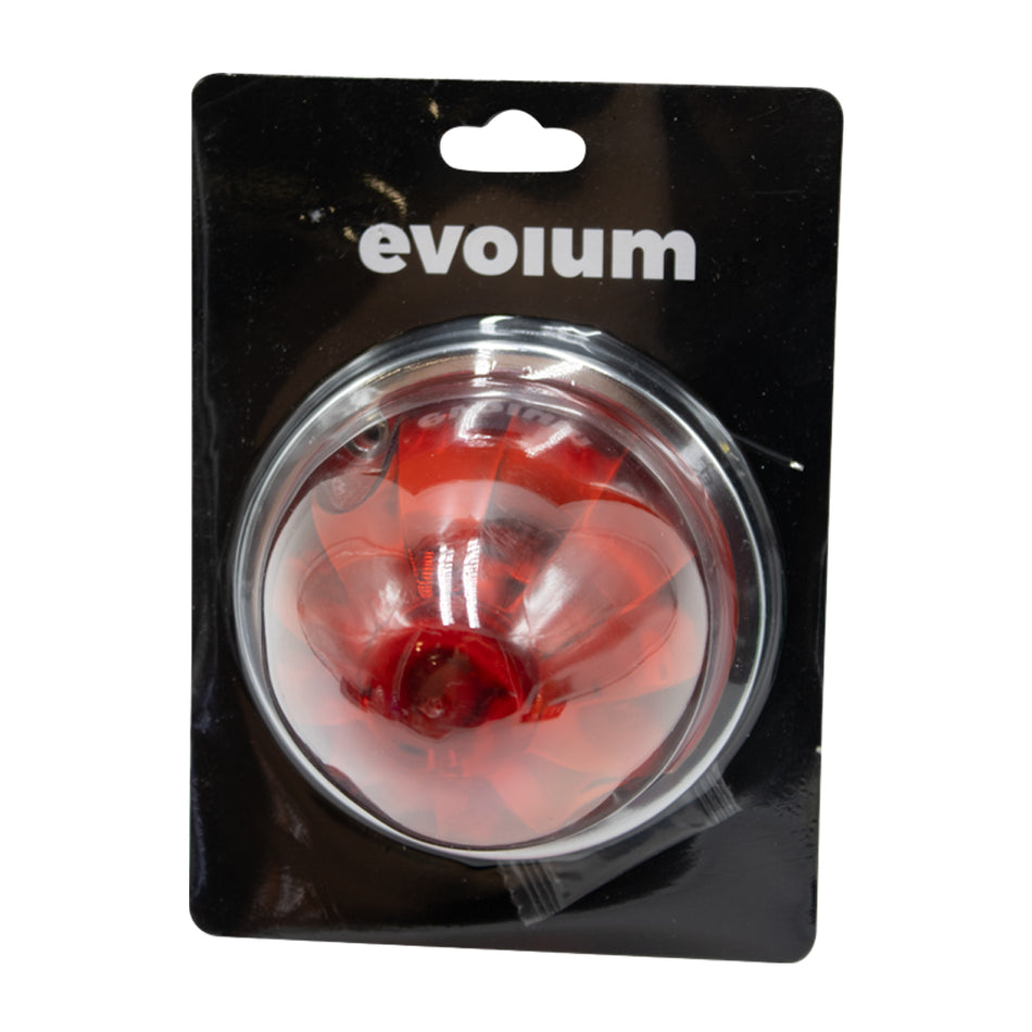 1 Plafón Circular 3.8 Multivoltaje Con Estrobo Tr127 Rojo
