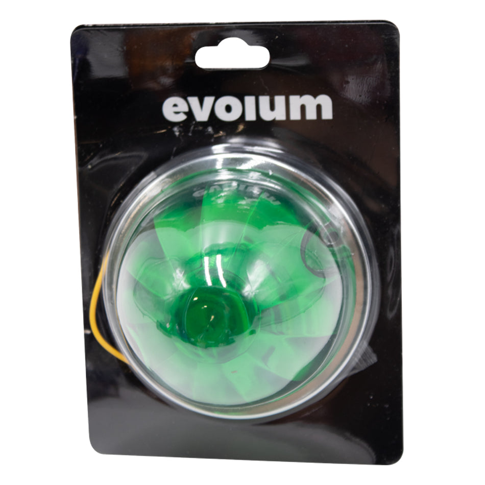 1 Plafón Circular 3.8 Multivoltaje Con Estrobo Tr127 Verde