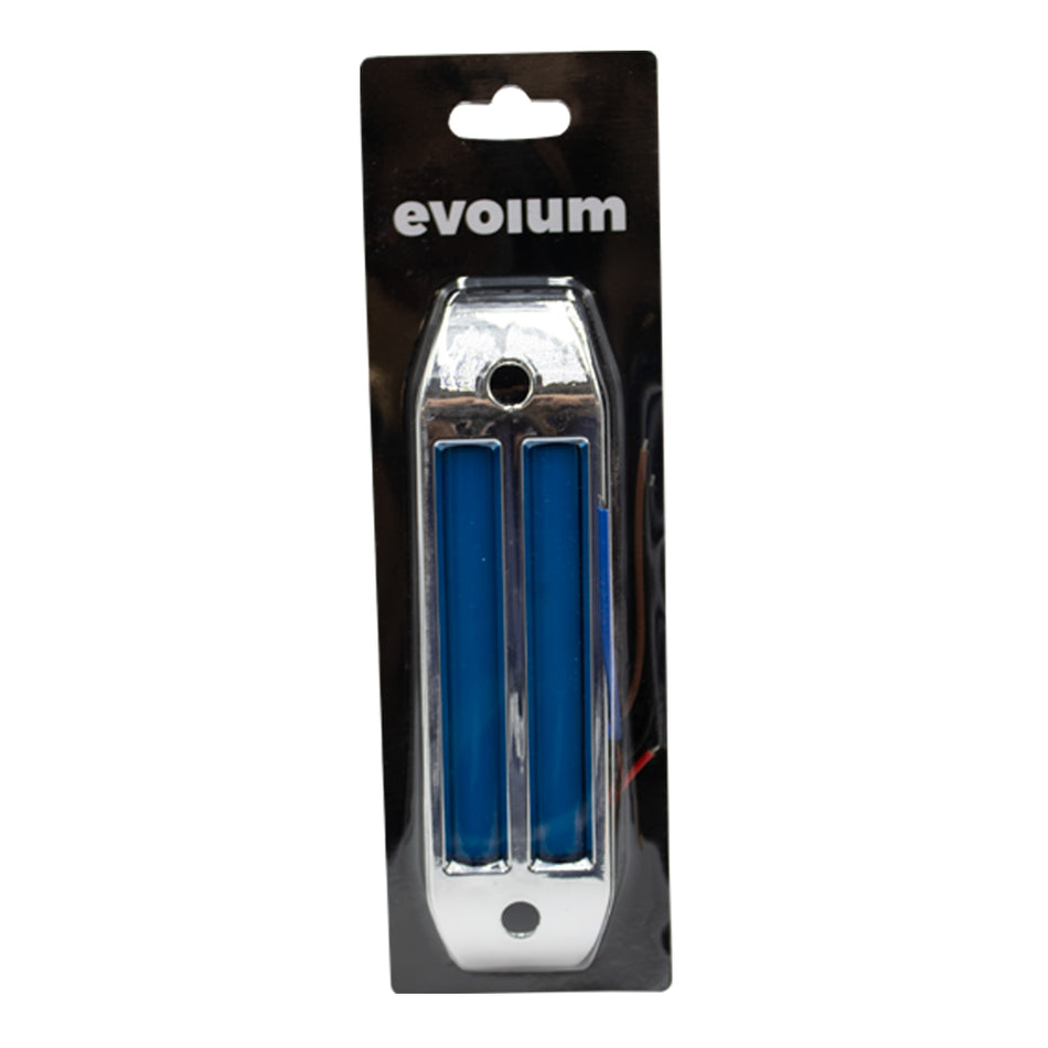 Plafón Led Rectangular 6.5¨ Multivoltaje C/Estrobo Tr128 Azul