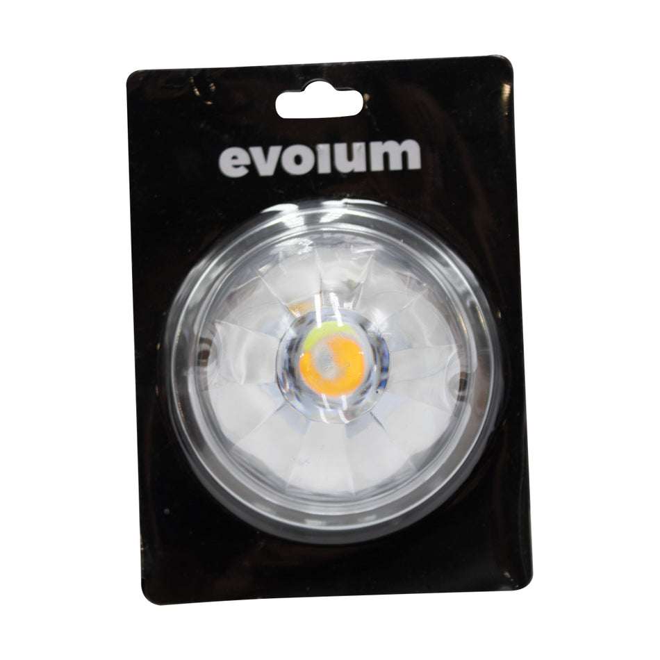 1 Plafón Circular 3.8 Multivoltaje Con Estrobo Tr127-1 Blanco