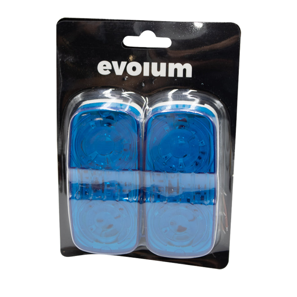 Par Plafón Rectangular 4 Multivoltaje Estrobo Tr131 Azul