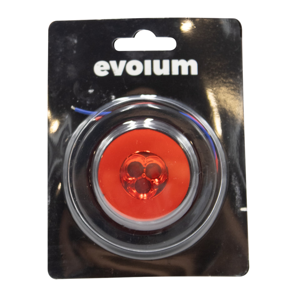 1 Plafón Redondo 2.9 Multivoltaje Estrobo Tr133 Rojo