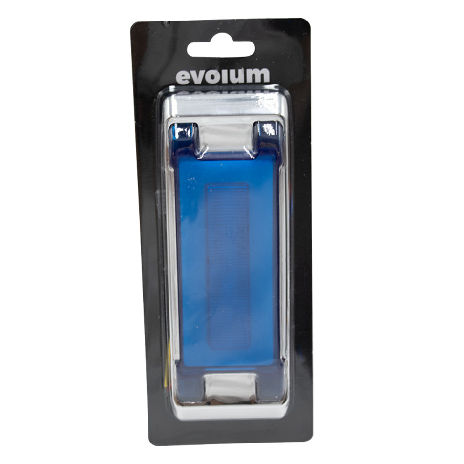 1 Plafón Rectangular 6.5 Multivoltaje Estrobo Tr132 Azul