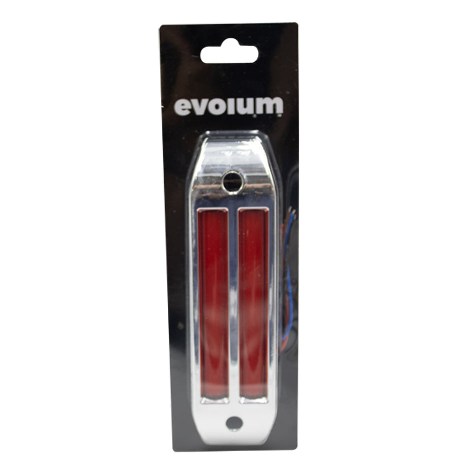 Plafón Led Rectangular 6.5¨ Multivoltaje C/Estrobo Tr128 Rojo