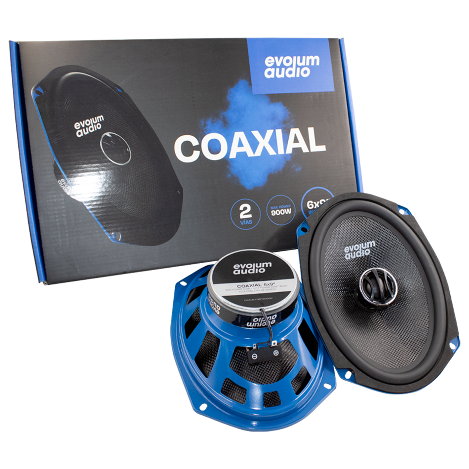 2 Bocinas Coaxiales De 2 Vías 6x9 PuLG Car Audio Au6x9 C0