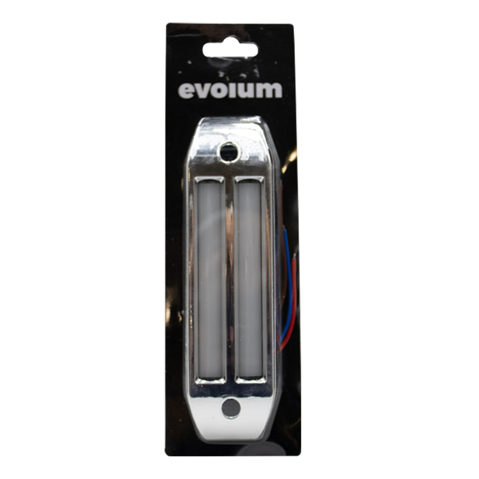 Plafón Led Rectangular 6.5¨ Multivoltaje C/Estrobo Tr128 Blanco