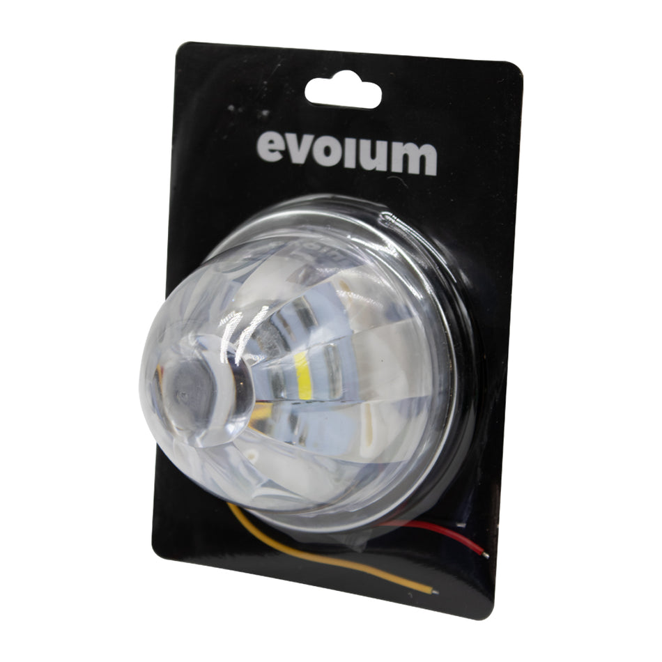 1 Plafón Circular 3.8 Multivoltaje Con Estrobo Tr127 Blanco