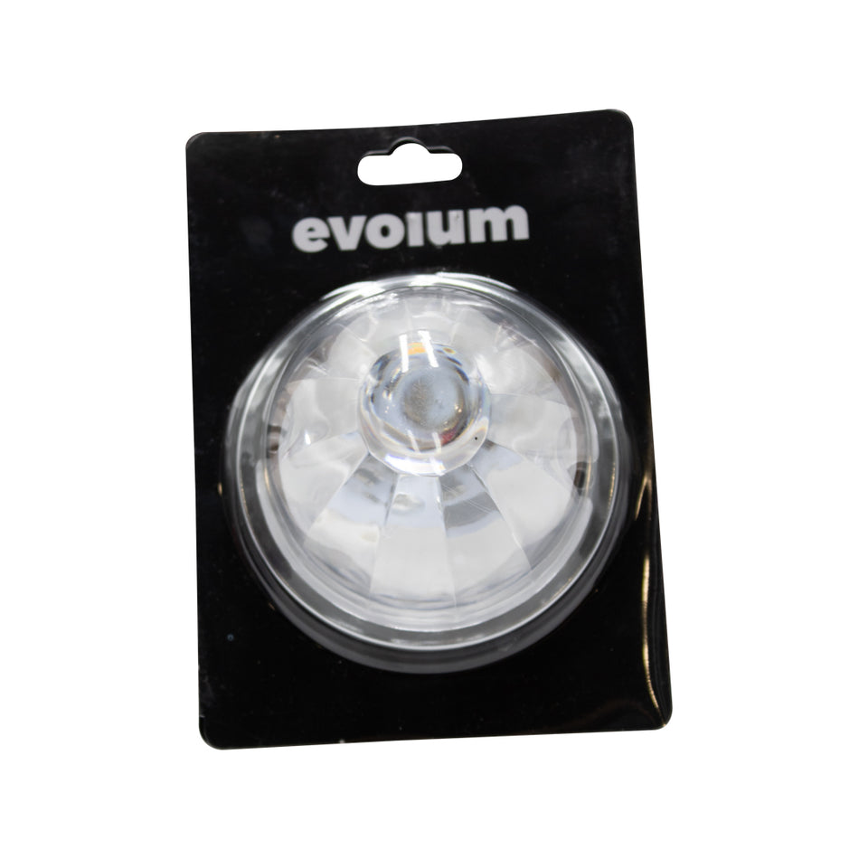 1 Plafón Circular 3.8 Multivoltaje Con Estrobo Tr127-1 Rojo