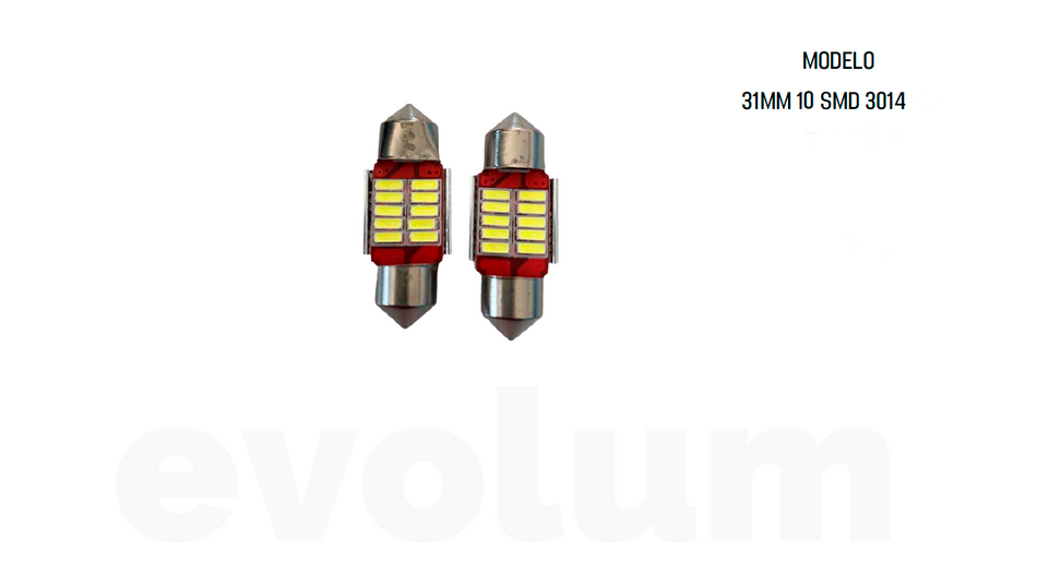 Foco de Pellizco 31mm 10 SMD