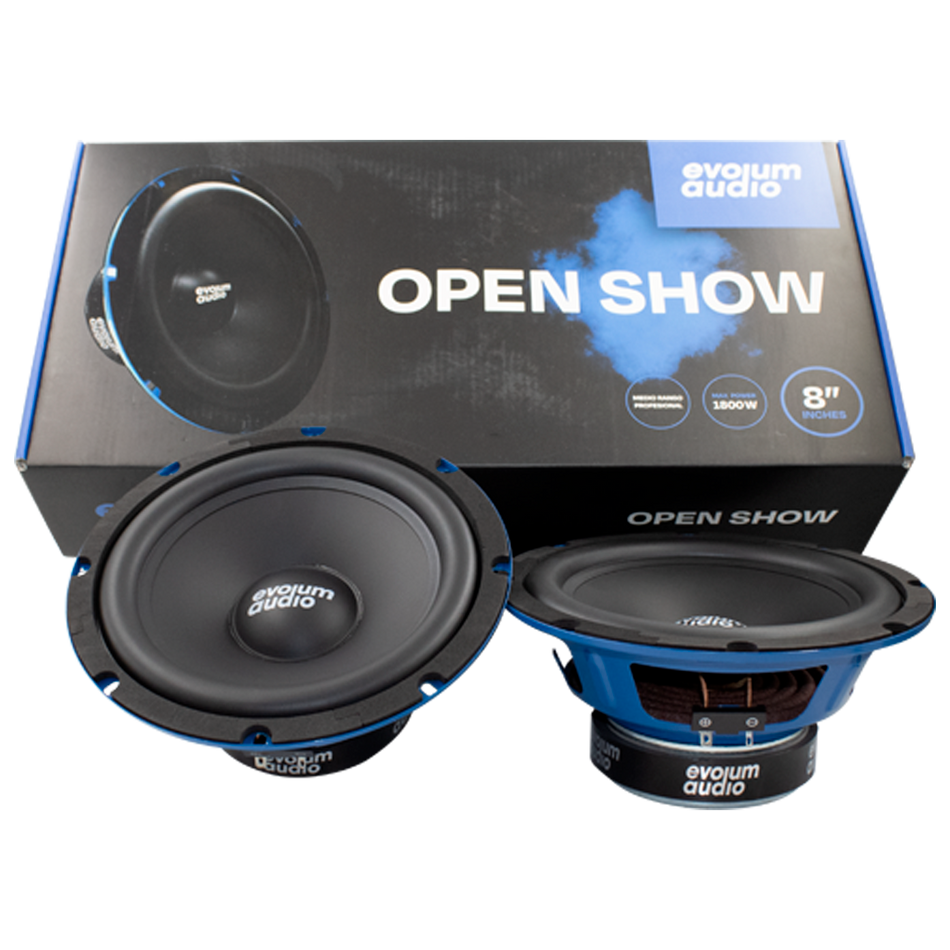 2 Bocinas Medio Rango 16.5 Cm Cono De Papel Car Audio Au 8