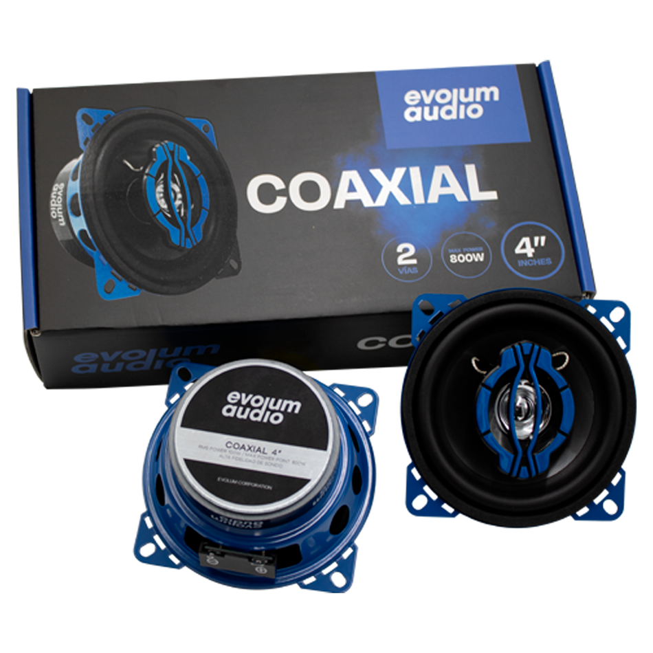 2 Bocinas Coaxiales De 2 Vías 4 Car Audio Au 4 C0