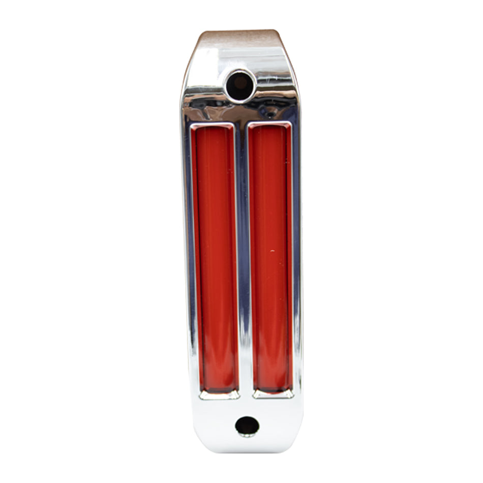 Plafón Led Rectangular 6.5¨ Multivoltaje C/Estrobo Tr128 Rojo