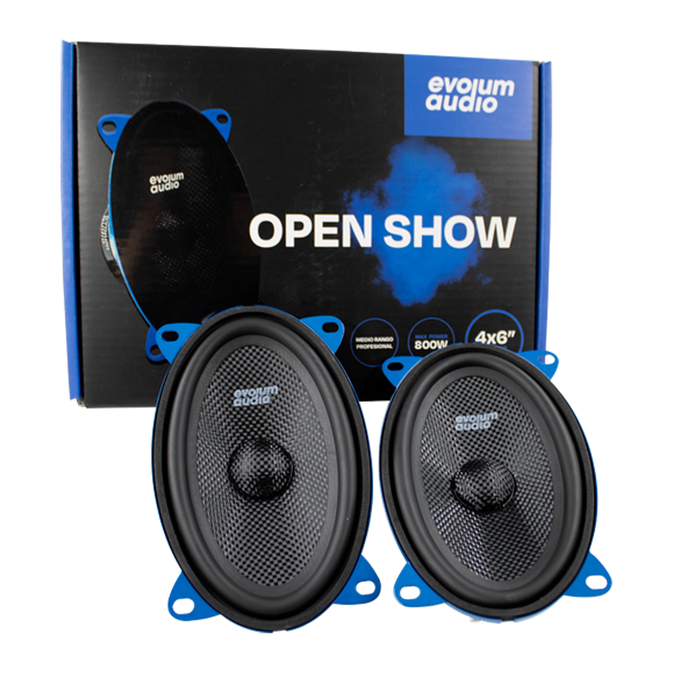2 Bocinas Medio Rango Ancho 4 Largo 6 Car Audio Au 4x6