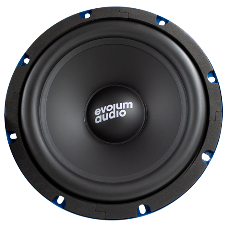 2 Bocinas Medio Rango 16.5 Cm Cono De Papel Car Audio Au 8