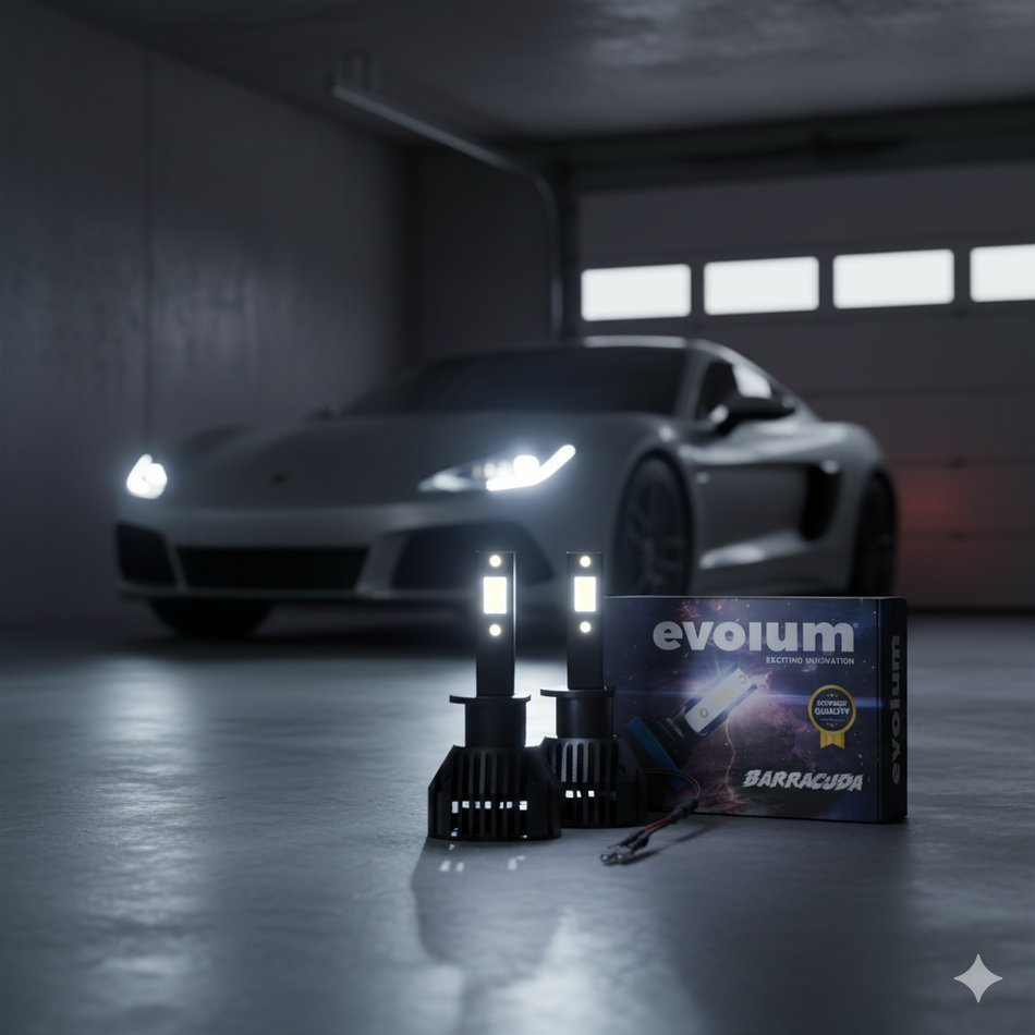 Focos Led Faros Kit Automotriz Barracuda H1