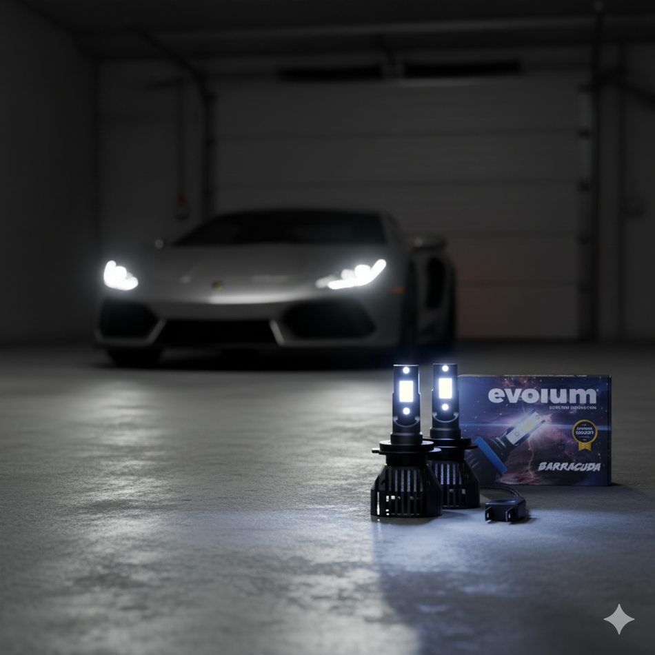 Focos Led Faros Kit Automotriz Barracuda H7