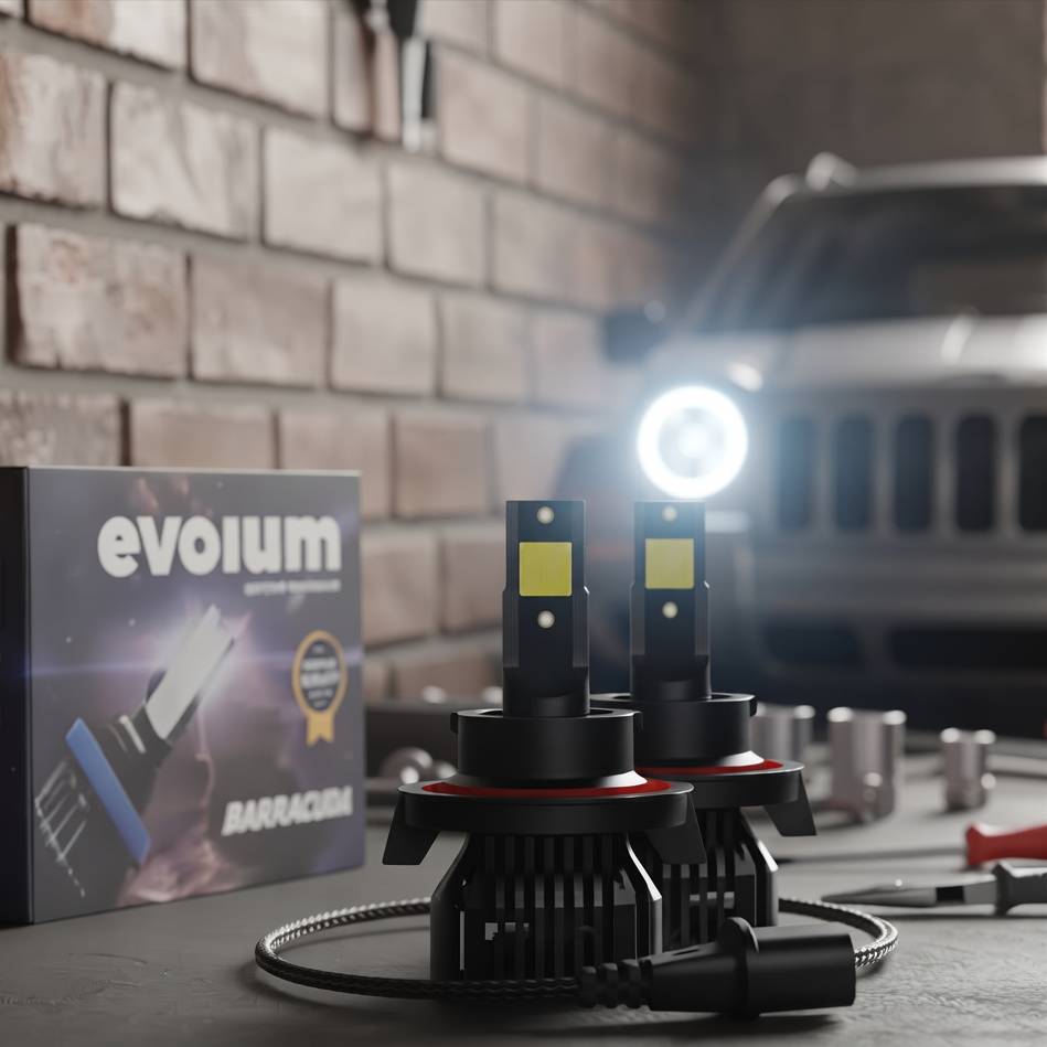 Focos Led Faros Kit Automotriz Barracuda H4 H13 9007 9004