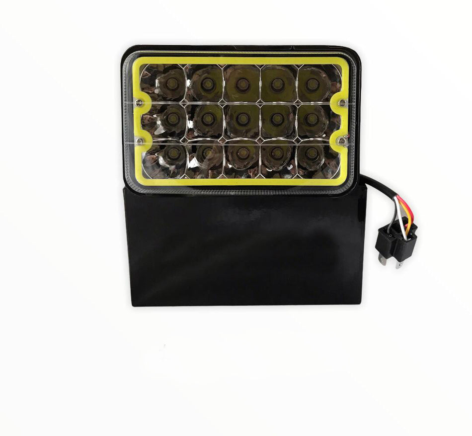 Faro Rectangular Hiperled, 15 Leds Con Estrobo Evo-5015