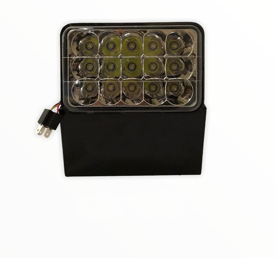 Faro Rectangular Hiperled, 15 Leds Con Estrobo Evo-5015