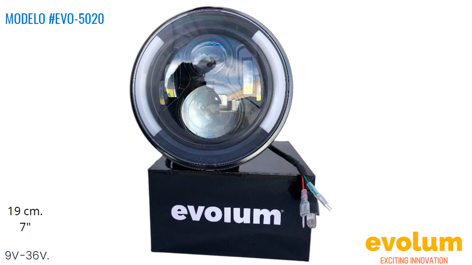 Faro Circular Hiperled, Led Con Estrobo Evo-5020