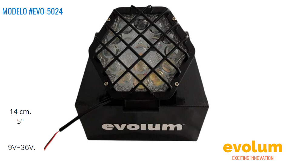 Faro Hexagonal Hiperled, Led Con Estrobo Evo-5024