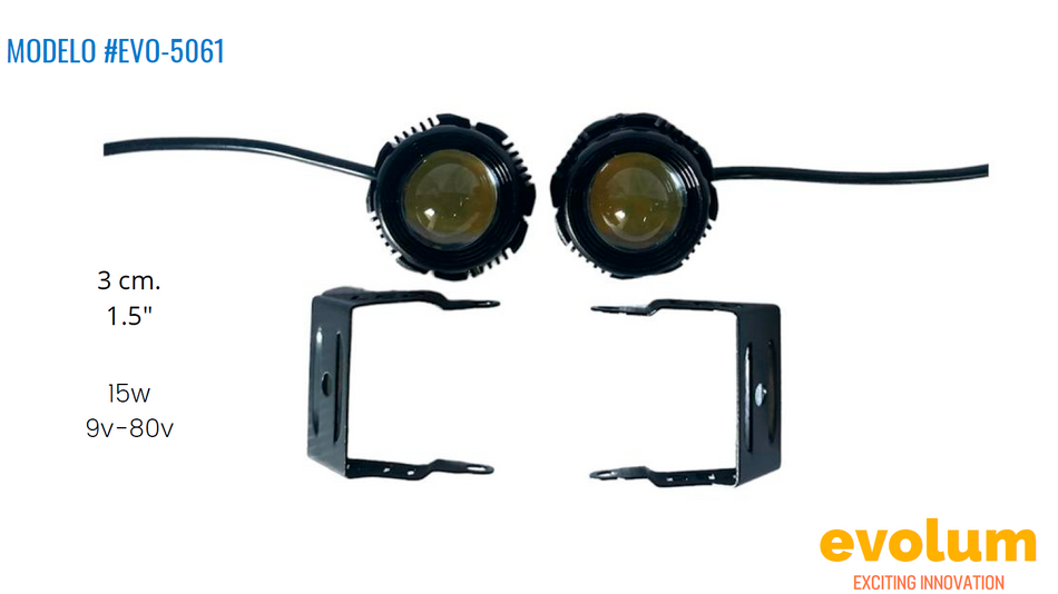 Faro Circular Hiperled, Led Con Estrobo Evo-5061 PAR