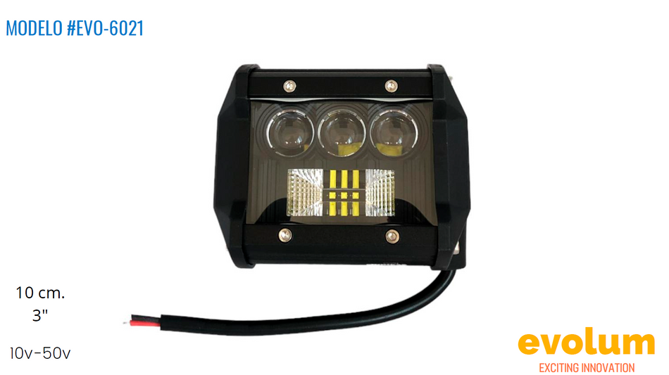 Faro Cuadrado Hiperled, Evo-6021