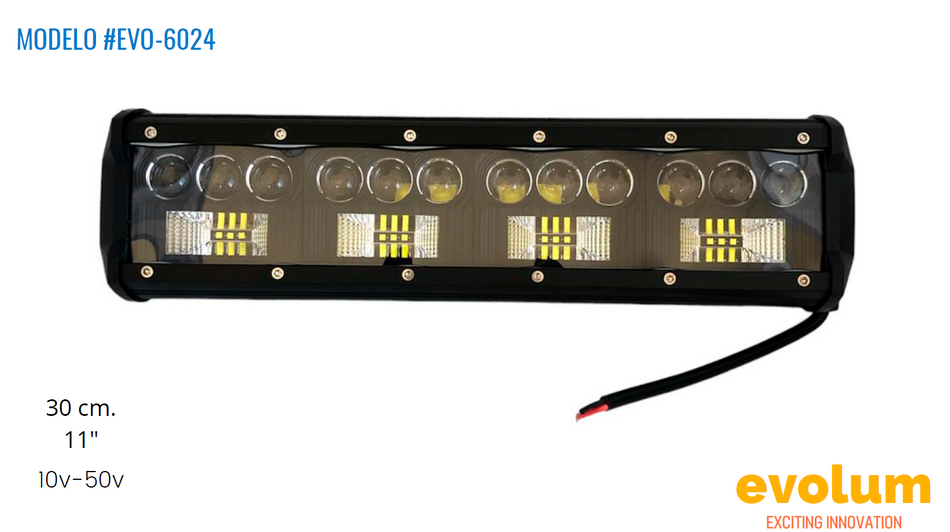 Faro Rectangular Hiperled, Evo-6024