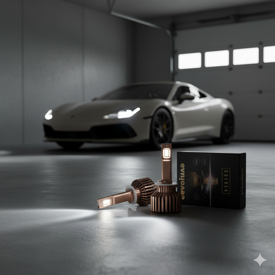 Focos Led Faros Kit Automotriz Golden H1 H3 H7 H11 9005 9006