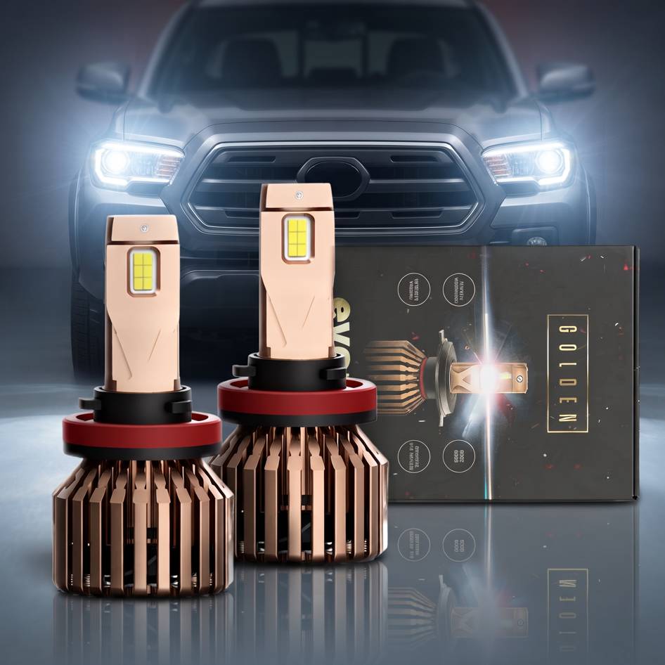Focos Led Faros Kit Automotriz Golden H1 H3 H7 H11 9005 9006