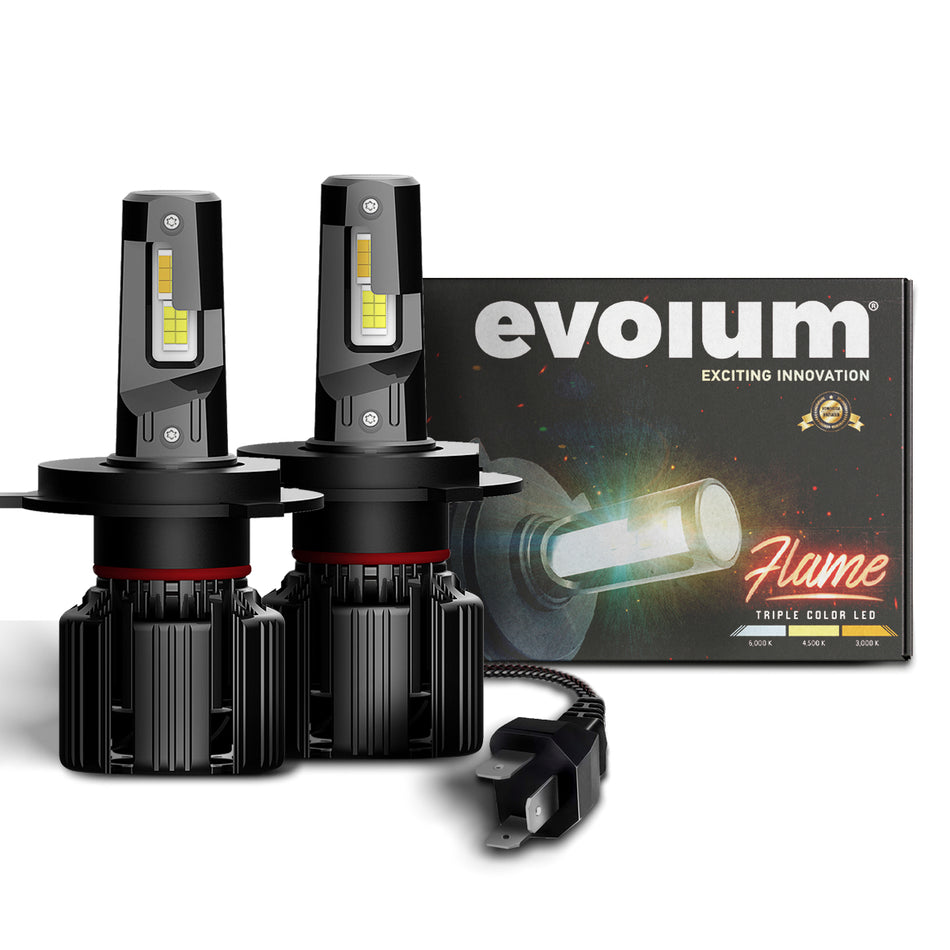 Focos Led Faros Kit Automotriz Flame H4 H13 9007 9004