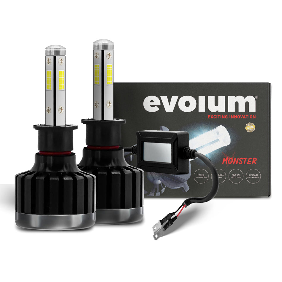 Focos Led Faros Kit Automotriz Monster H3