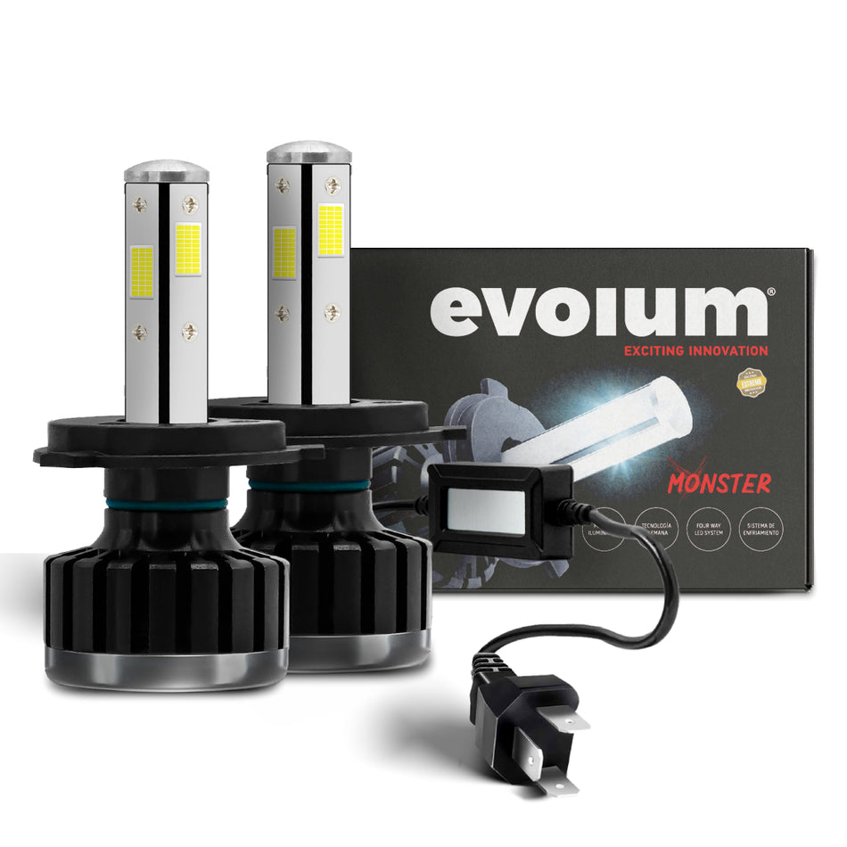Focos Led Faros Kit Automotriz Monster H4
