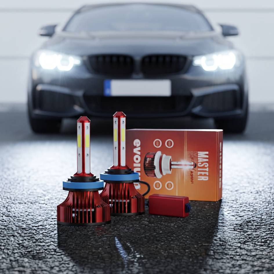 Focos Led Faros Kit Automotriz Master H1 H3 H7 H11 9005 9006