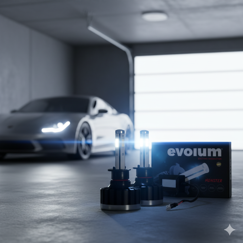 Focos Led Faros Kit Automotriz Monster H1