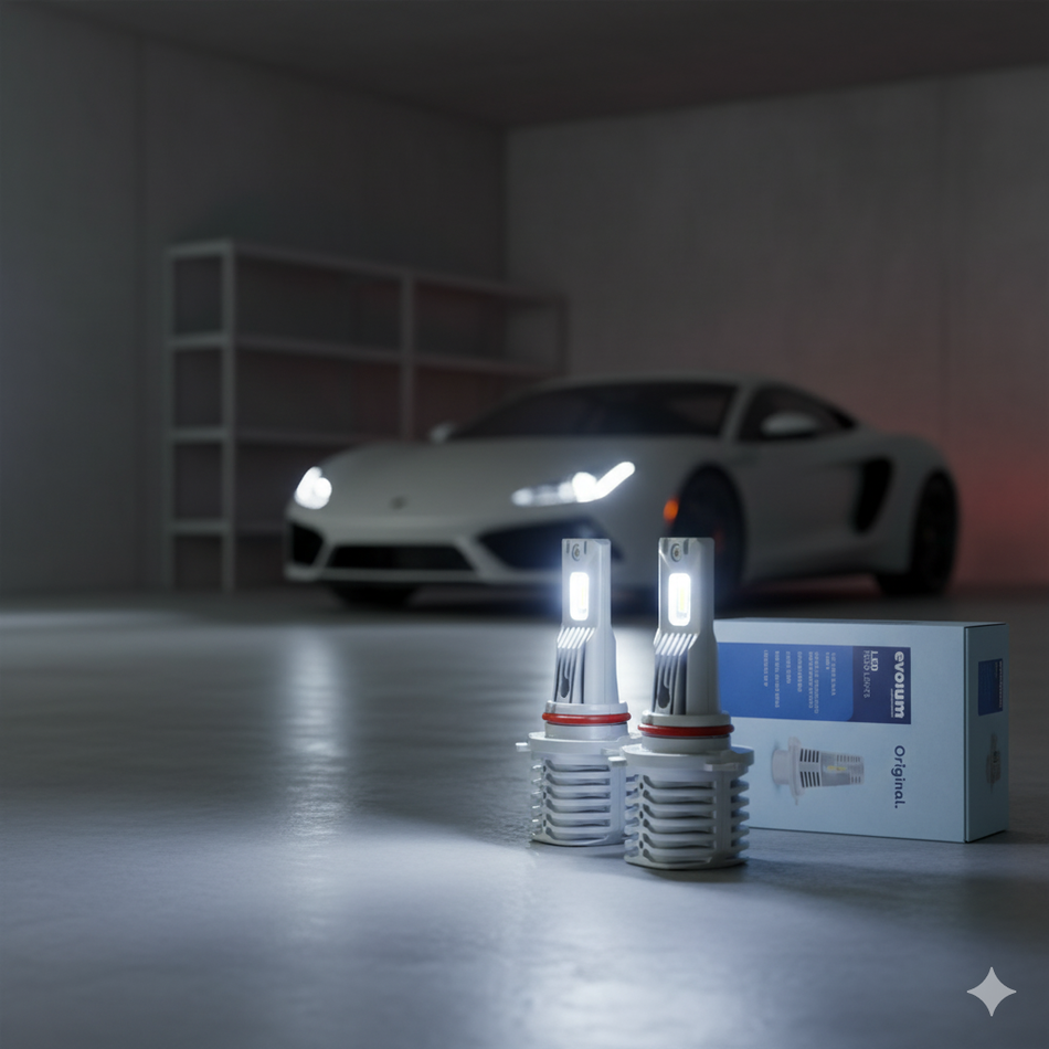 Focos Led Faros Kit Automotriz Originales sin ventilador H1 H3 H7 H11 9005 9006