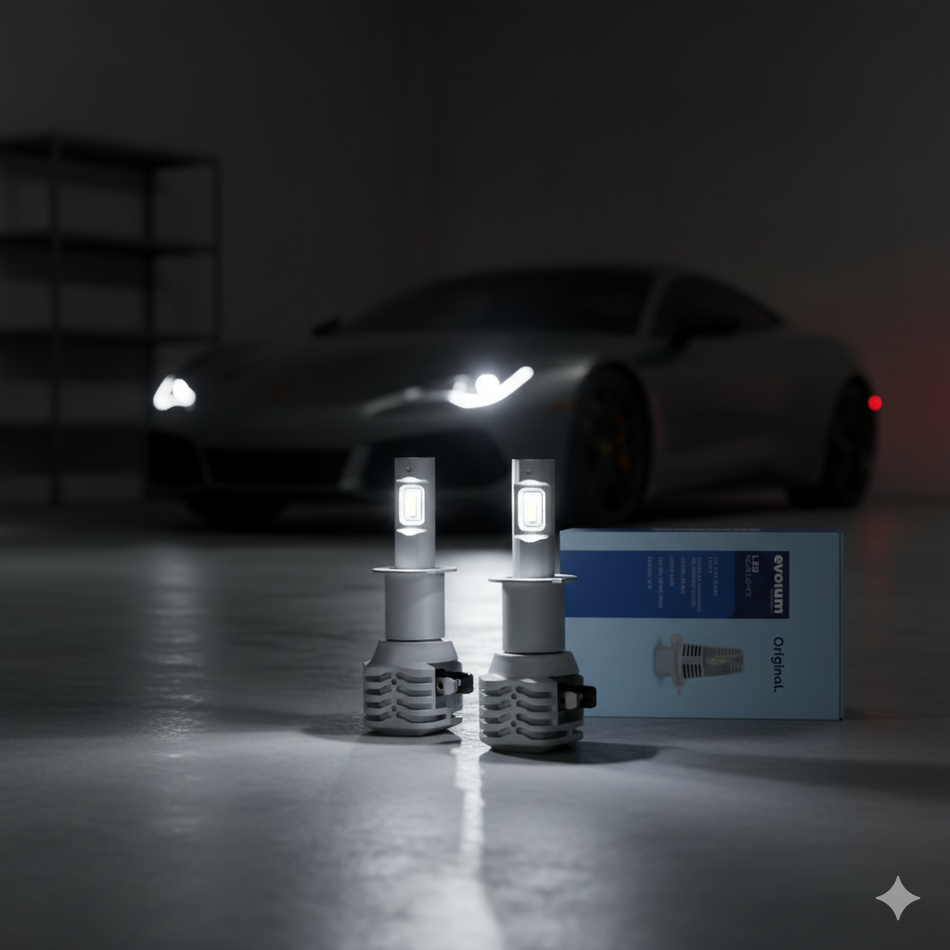 Focos Led Faros Kit Automotriz Originales sin ventilador H3