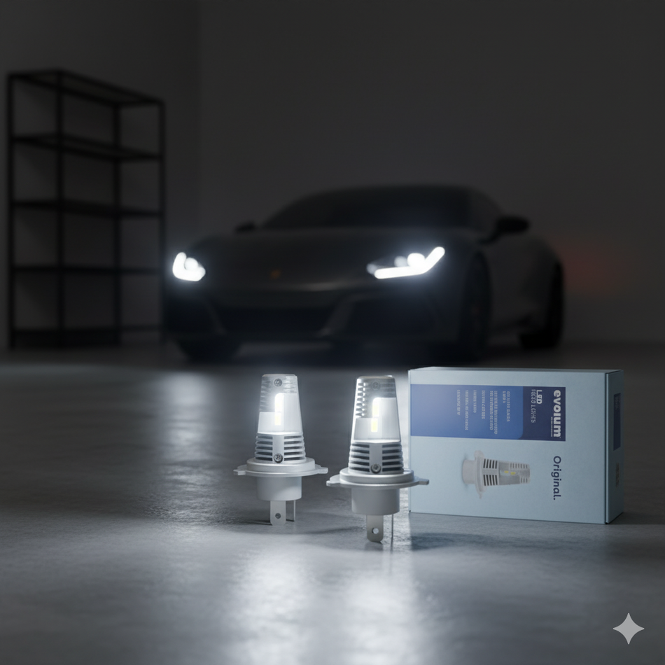 Focos Led Faros Kit Automotriz Original sin ventilador H4 H13 9007 9004