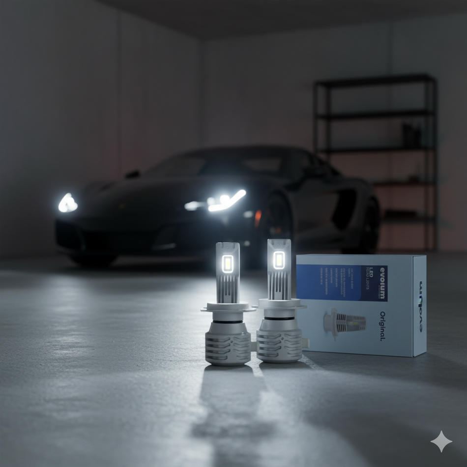 Focos Led Faros Kit Automotriz Originales sin ventilador H7